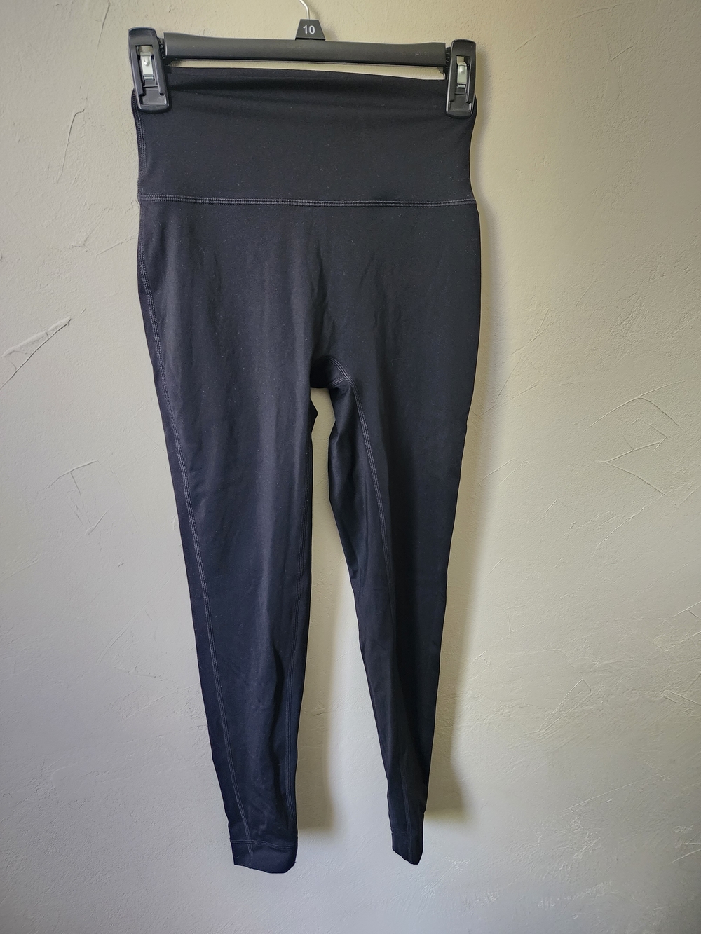 SET Active Black Full-Length Leggings with Branded Hem Size Small